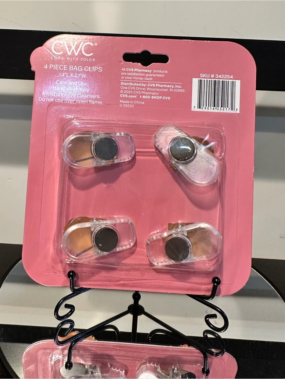 CWC Ice Cream Cone Bag Clips - 4-Pack - Picture 3 of 3
